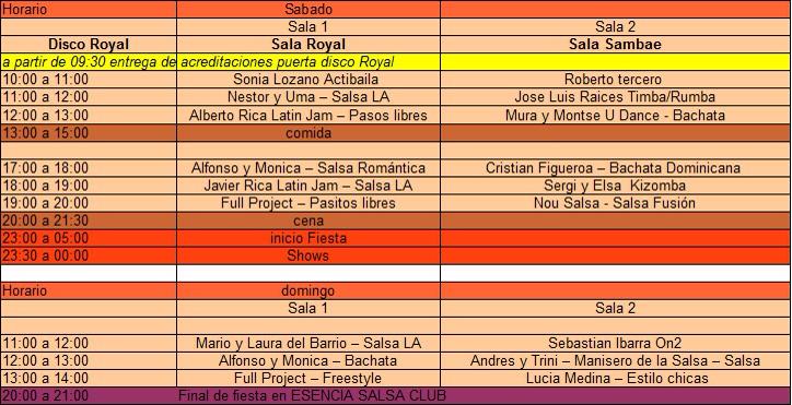 Programa oktover salsa festival - santa susana
