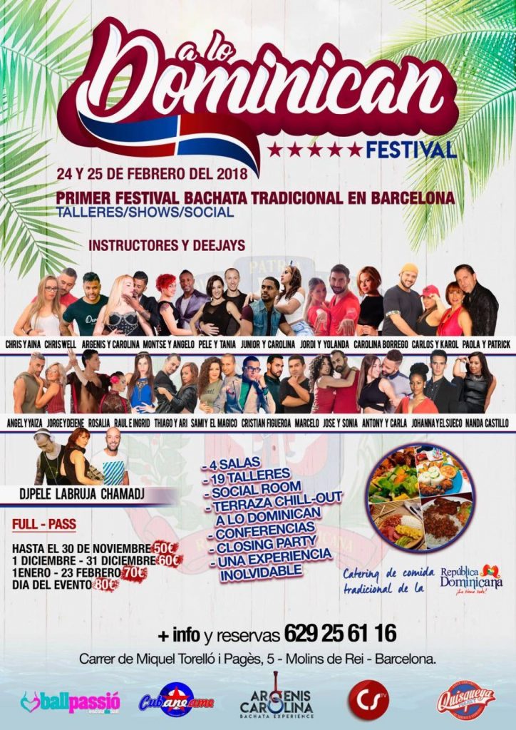 A lo dominican Festival Barcelona
